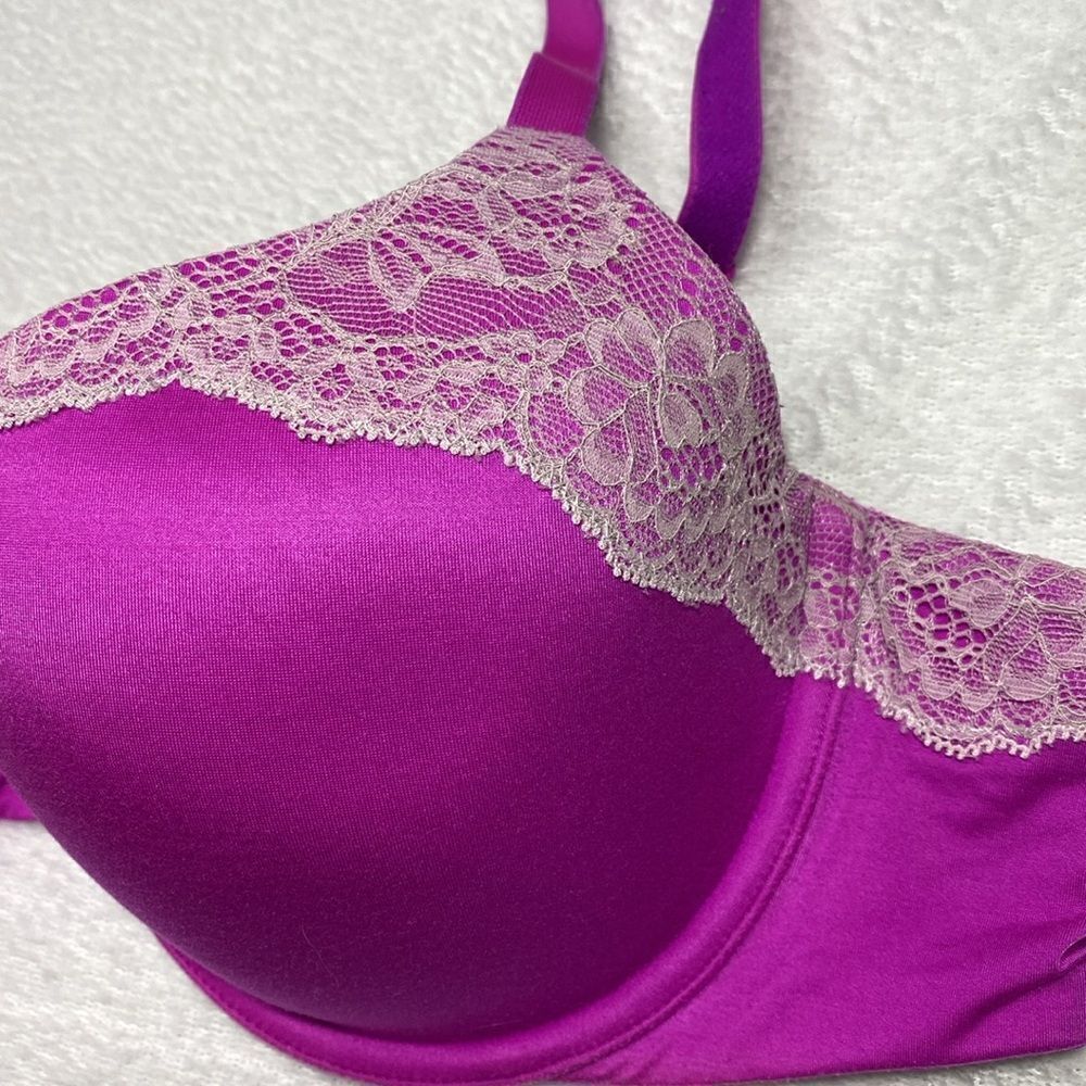 VICTORIA’S SECRET Lined Demi Padded Cup 36B Underwire Bra - Picture 2 of 8